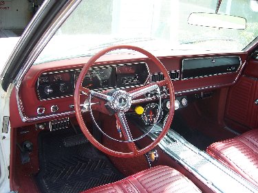 1967 Plymouth Satellite Drivers Side View of Interior